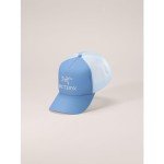 Arc'teryx Bird Word Trucker Curved Hat | Light Breathable Trucker Hat with Our Word Logo | Stone Wash/Daybreak, One Size