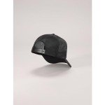 Arc'teryx Bird Curved Brim Trucker Hat | Curved-Brim Performance Trucker, Black, One Size