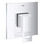 GROHE 14469000 Eurocube Pressure Balance Valve Trim with Cartridge, Starlight Chrome