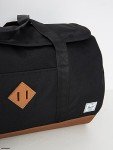Herschel Supply Co. Heritage Duffle, Black/Saddle Brown, Standard-40L