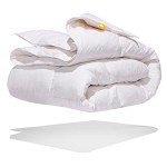 Canadian Down & Feather Co. - Regular Weight White Feather & Down Duvet Twin Size - 240 TC Shell 100% Cotton - Oeko TEX Certified