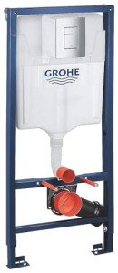 GROHE Rapid SL Set f. WC 38772 BH: 1,13m Abdeckplatte Skate Cosmopolitan Chrom, 38772001