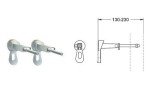 GROHE Rapid SL Set f. WC 38772 BH: 1,13m Abdeckplatte Skate Cosmopolitan Chrom, 38772001