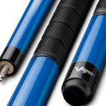 Viper by GLD Products Revolution Sure Grip Pro 58" 2-Piece Billiard/Pool Cue, Metallic Blue, 18 Ounce,50-0704-18