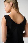 Joseph Ribkoff Womens V-Neck Cami Style 201546 Color Black Size 12