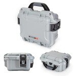 Nanuk 905 Waterproof Hard Case with Foam Insert - Silver - Made in Canada