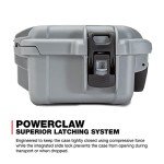 Nanuk 905 Waterproof Hard Case with Foam Insert - Silver - Made in Canada