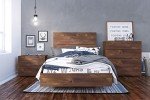 Nexera James Nightstand with 2-Drawers, Brown, 24-Inch