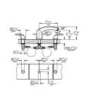 GROHE 25168002 Eurosmart New 2-Handle Deck Mounted Bathtub Faucet