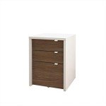 2-Piece Home Office with desk & 3-Drawer Filling Cabinet