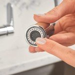 GROHE Veletto – Single Lever Kitchen Sink Mixer Tap with Pull-Out Dual Spray (High C-Spout, 28 mm Ceramic Cartridge, 360° Swivel Range, QuickMount Included, Tails 3/8 Inch), Chrome, 30419000