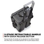 Nanuk Waterproof Hard Case with Lid Organizer and Padded Divider - Graphite