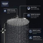 GROHE 26569000 Mono310 12-Inch Rainshower Shower Head, Starlight Chrome