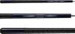 Viper by GLD Products Revolution Sure Grip Pro 58" 2-Piece Billiard/Pool Cue, Metallic Black, 18 Ounce (50-0703-18)
