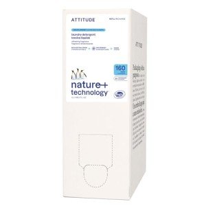 ATTITUDE Liquid Laundry Detergent, EWG Verified Laundry Soap, HE Compatible, Vegan and Plant Based Products, Cruelty-Free, Wildflowers, Bulk Refill, 160 Loads, 135.26 Fl Oz