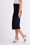 Joseph Ribkoff Womens Below-The-Knee Pencil Skirt Style 163083J Color Midnight Blue Size 22