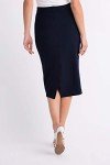 Joseph Ribkoff Womens Below-The-Knee Pencil Skirt Style 163083J Color Midnight Blue Size 22