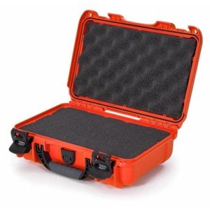 Nanuk 909 Waterproof Hard Case with Foam Insert - Orange - Made in Canada