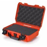 Nanuk 909 Waterproof Hard Case with Foam Insert - Orange - Made in Canada