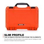 Nanuk 909 Waterproof Hard Case with Foam Insert - Orange - Made in Canada