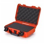 Nanuk 909 Waterproof Hard Case with Foam Insert - Orange - Made in Canada