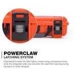 Nanuk 909 Waterproof Hard Case with Foam Insert - Orange - Made in Canada