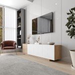 Nexera Riva Tv Stand, Tan, 72 Inch