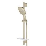 GROHE 26585EN0 Rainshower Smartactive 24" Shower Slide Bar Kit - 3 Sprays, 1.75 gpm, Brushed Nickel