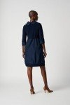 Joseph Ribkoff Womens Sweater Dress Style 173444 Midnight Blue Size 16