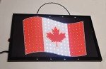 EEZ RV Products Frame led j Canadian Flag, Advanced Canadian Flag, can be Used for Holiday Decoration
