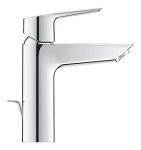 GROHE QUICKFIX Start | Basin Single Lever Mixer tap with Pop-up Waste | Easy to Install & Includes Installation Tool | Medium Size H. 192 mm | Water-Saving Technology | Chrome | 23455002