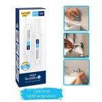 GROHE 41124DC0 Quickfix 3-in-1 Guest Bathroom Accessories Set, Steel