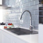 Grohe 32298003 Zedra Single-Handle Pull Down Triple Spray Kitchen Faucet in Starlight Chrome