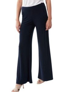 Joseph Ribkoff Womens Wide Leg Pants Style 161096 Color Midnight Blue Size 2