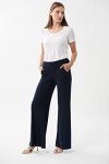 Joseph Ribkoff Womens Wide Leg Pants Style 161096 Color Midnight Blue Size 2