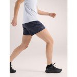 Arc'teryx Teplo Short 5 Women's | Stretch Short for High-Output Adventures, Black Sapphire, 12