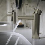 GROHE 32216ENA Essence Single Hole Bathroom Faucet with Single Handle, Size Small, Brass, Brushed Nickel Infinity Finish