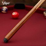 Viper by GLD Products Commercial/House 57" 1-Piece Canadian Maple Billiard/Pool Cue, 18 Ounce, Brown (50-0100-18)