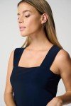 Joseph Ribkoff Womens Square-Neck Cami Style 143132J Color Midnight Blue Size 16