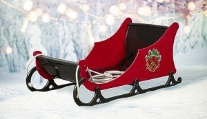 Toddler and Baby Santa Sled - Quality Product Made in Canada