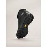 Arc'teryx Kopec Mid GTX Boot Men’s | Mid-Height Hiking & Trekking Mens Shoes | Megagrip Outsole - Waterproof Shoe, Black/Black, 12