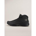Arc'teryx Kopec Mid GTX Boot Men’s | Mid-Height Hiking & Trekking Mens Shoes | Megagrip Outsole - Waterproof Shoe, Black/Black, 12
