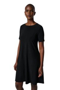 Joseph Ribkoff Classic A-Line Dress Style 202130 Black / 8