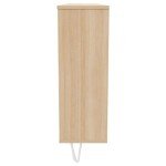 Nexera Slim 2-Door Storage Accent Cabinet, Tan, 39-Inch