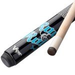 Viper by GLD Products Underground 58" 2-Piece Billiard/Pool Cue, Rock & Roll, 19 Ounce,Blue,50-0653-19