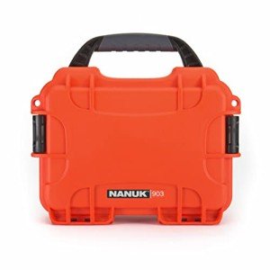 Nanuk 903 Waterproof Hard Case Empty - Orange - Made in Canada