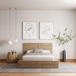 Nexera James Platform Bed with Headboard, King