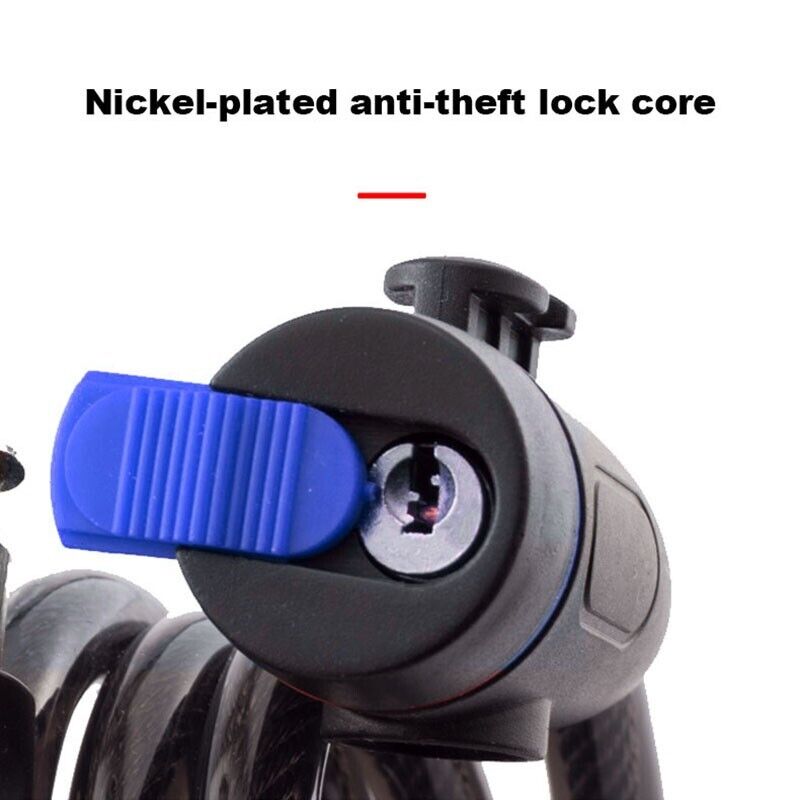 Universal Bike Lock with Keys and Bracket