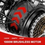 SENADA Fat Tire Electric Bike - 1000W Motor 48V 17.5Ah