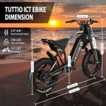 TUTTIO ICT 4000W Electric Bike for Adults and Teens